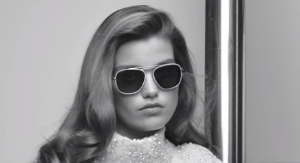 Luna Bijl in Chanel Eyewear Commercial