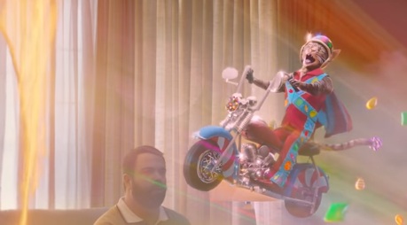 Cat on Motorcycle - Candy Crush Saga Commercial