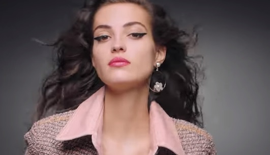 Model Camille Hurel in Chanel Commercial