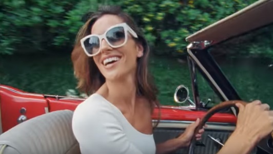 Jimmy Choo Commercial - Model in Red Convertible