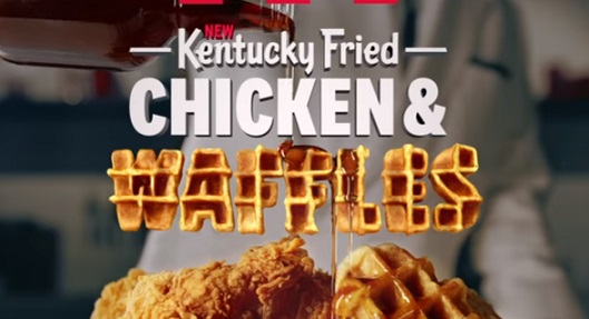 Kfc Chicken Waffles Commercial Song Colonel Kissing Giant