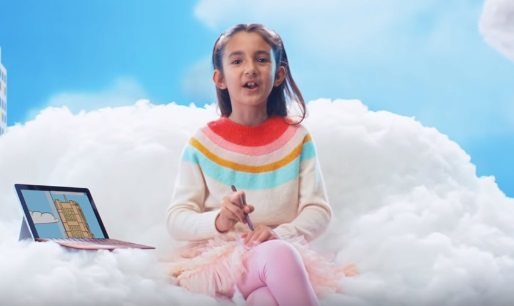 Surface Go Commercial - Little Girl Singing