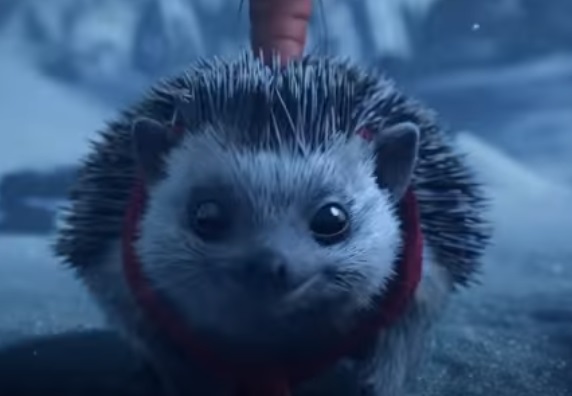 Aldi UK Christmas Hedgehog Advert
