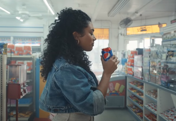 Pepsi Wild Cherry Curly Girl Singing Commercial