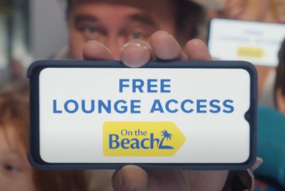On The Beach Free Airport Lounge Access Advert
