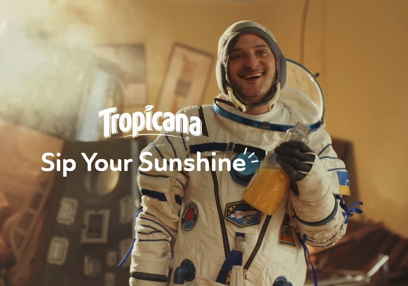 Tropicana It's a Lovely Day Astronaut Commercial