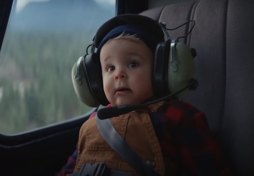 E*TRADE Baby in Helicopter Commercial
