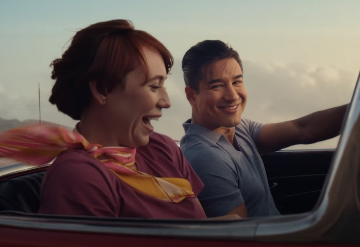 Visit California Am I Dreaming? Super Bowl Commercial - Feat. Woman Alison in Convertible with Mario Lopez