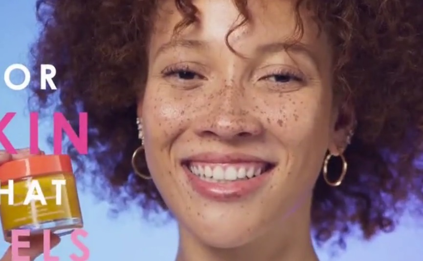 Winky Lux Orange You Bright Exfoliator Commercial Girl With Freckles