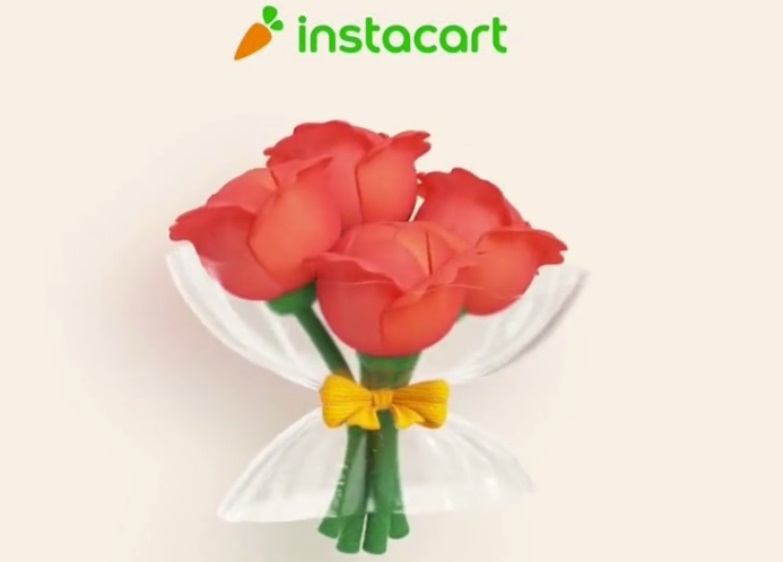 Instacart Date Night Free Delivery Commercial Flowers
