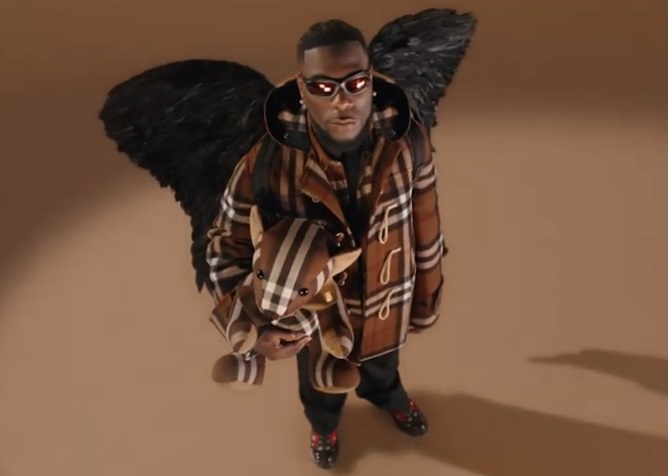 Burberry Burna Boy with Black Wings Advert