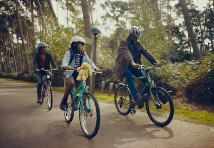 Center Parcs Family Forever Forest Cycling Advert