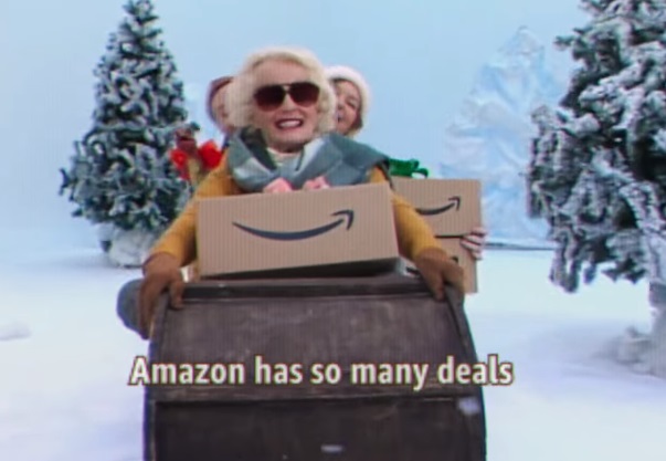 Amazon Black Friday Never Ending Deals Christmas Commercial - Feat. People Singing on Toboggan