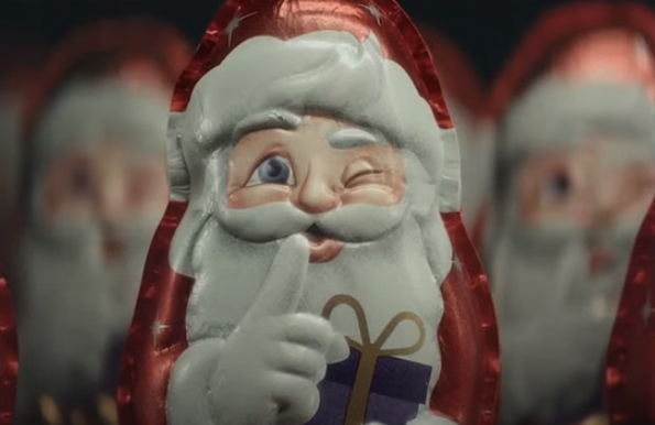 Milka Christmas Commercial / Werbung Weihnachten - Feat. Boy and Winking Santa Figure