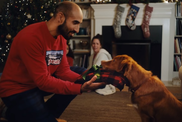 L.L. Bean Christmas Dog Commercial - The joy is in the giving